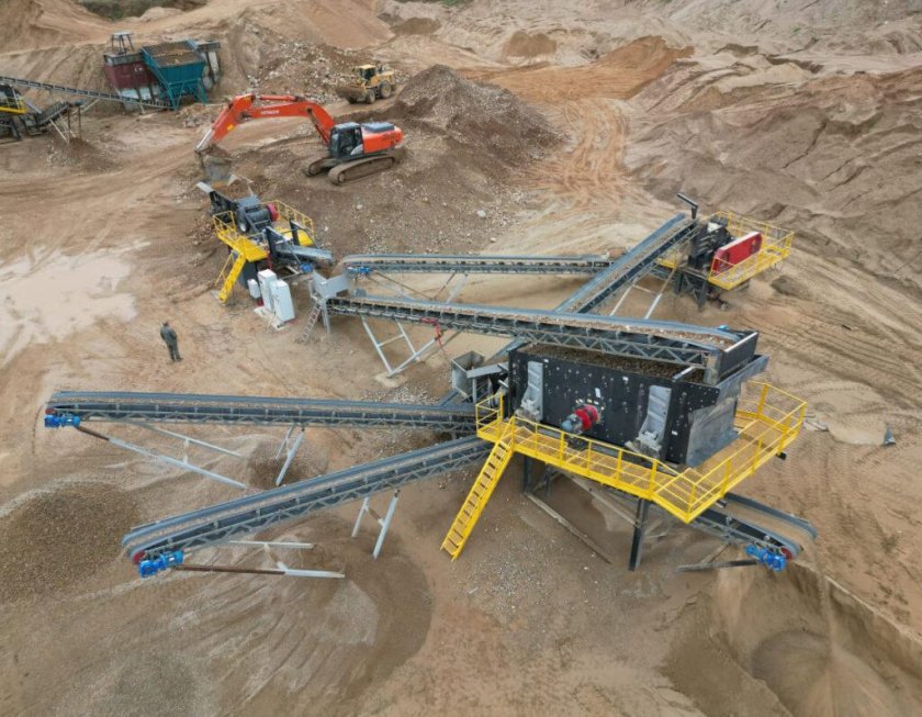 Дробильно сортировочная установка