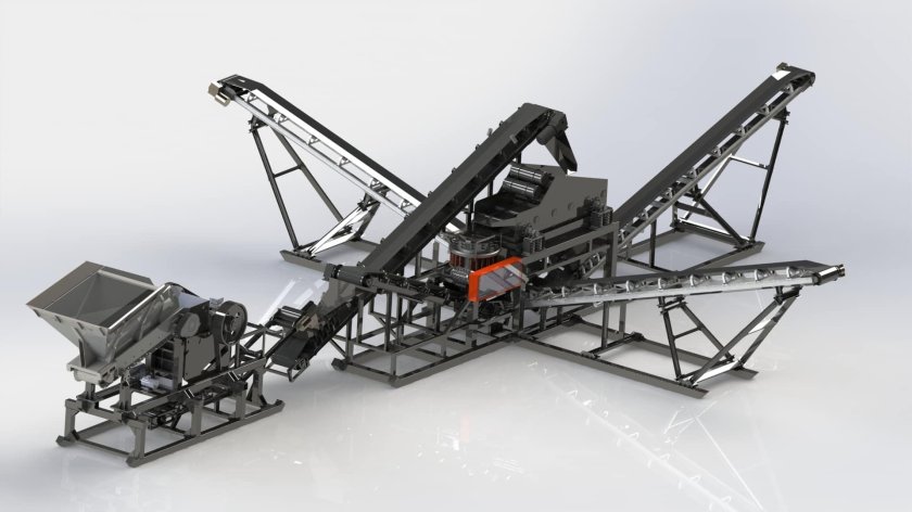 Дробильно-сортировочный комплекс ДСК-100