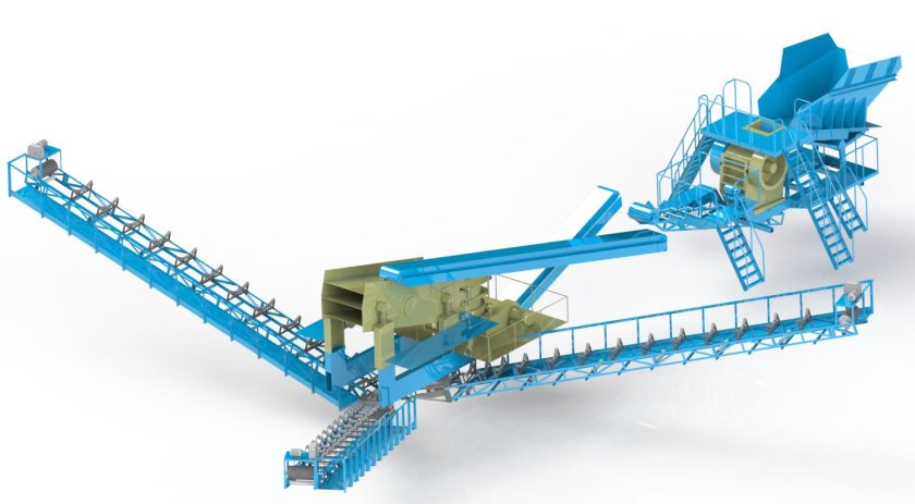 Дробильно-сортировочная линия ДСЛ-1