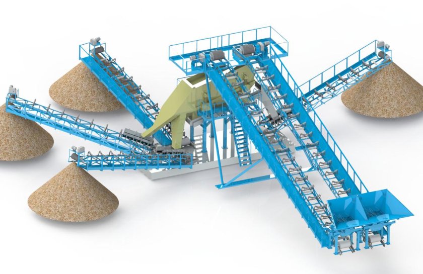 Дробильно-сортировочная линия ДСЛ-1