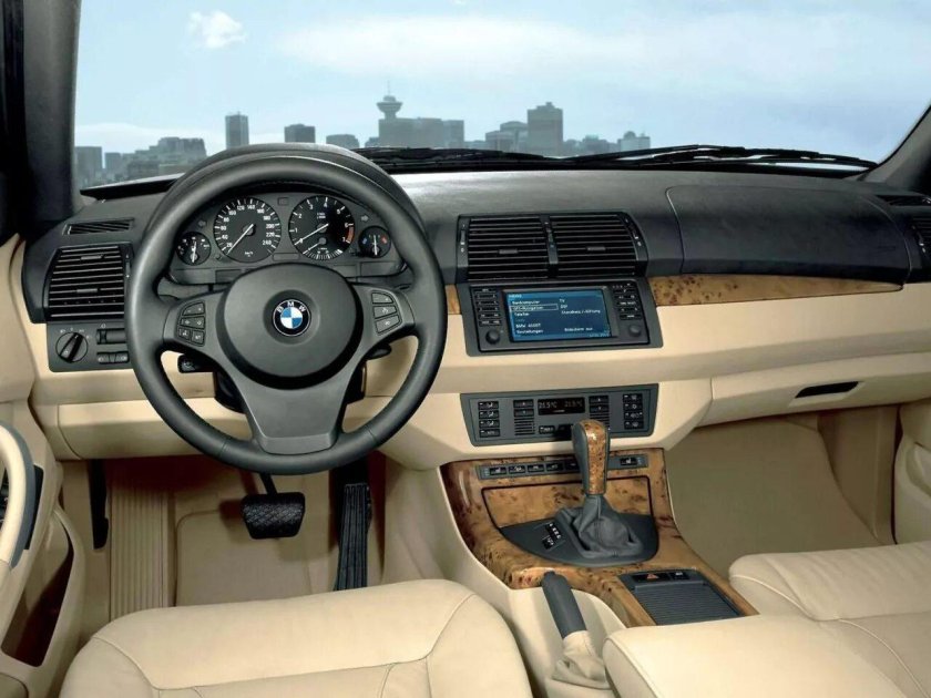 BMW x5 e53 салон