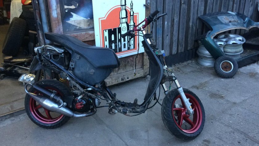 Ямаха джог под стант