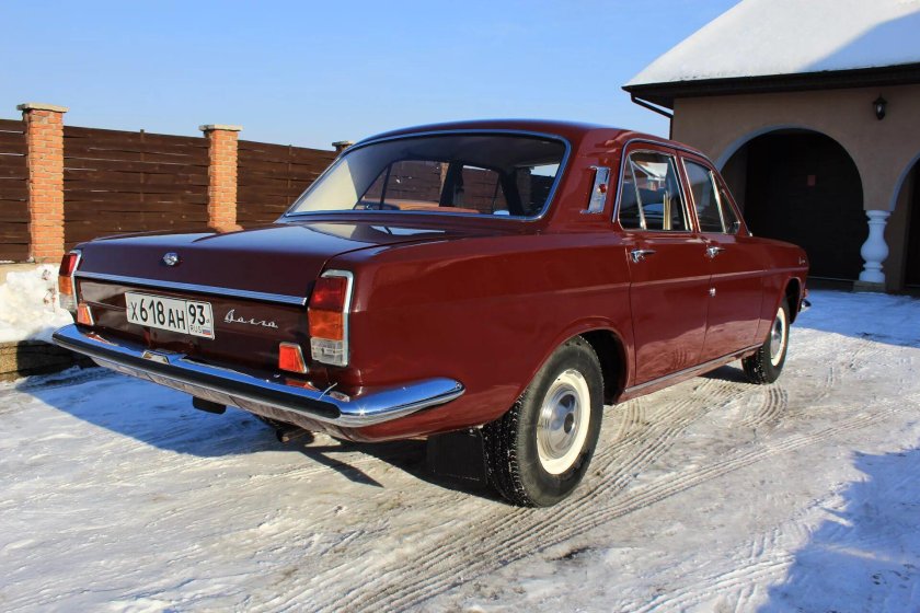 Газ волга 24 коричневая