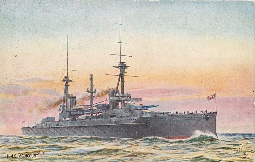 Линкор HMS "Agincourt"