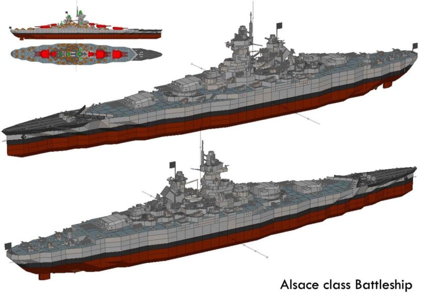 Французский линкор Alsace