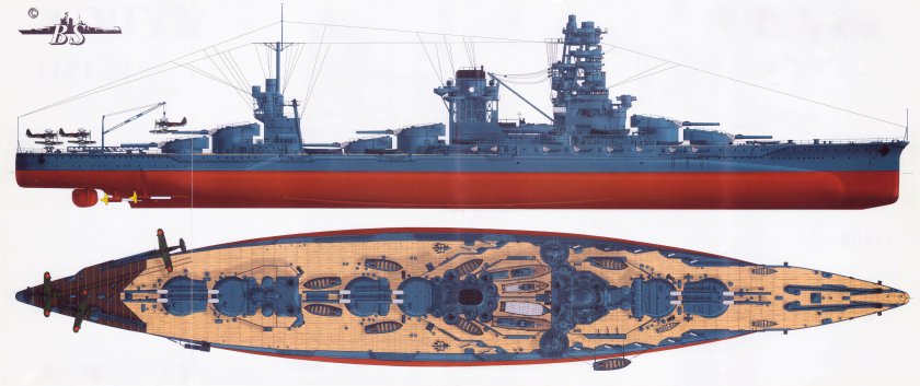 Японский линкор Хьюга