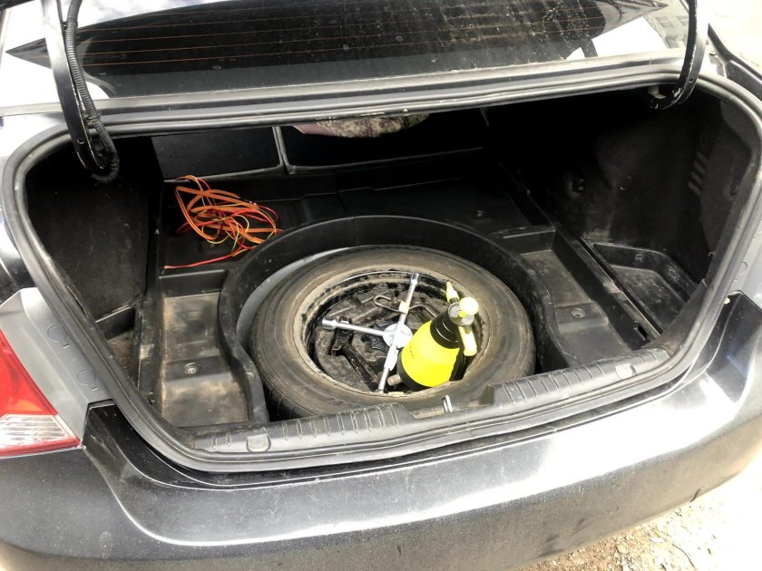 Органайзер в запаску Шевроле Лачетти седан