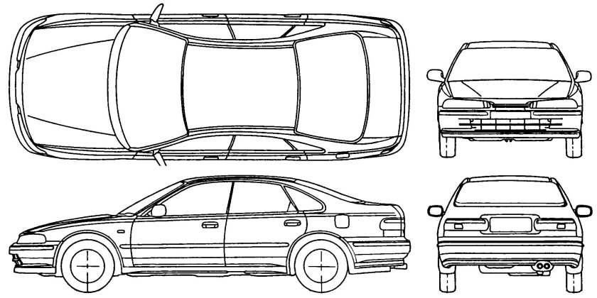 Honda Accord 5 габариты