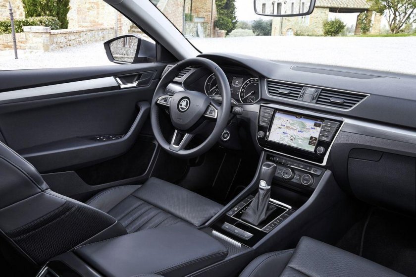 Skoda Superb 2016 салон