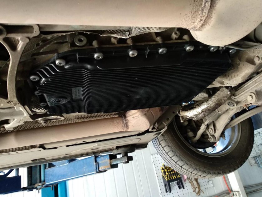 Ягуар XF 2008 масло АКПП