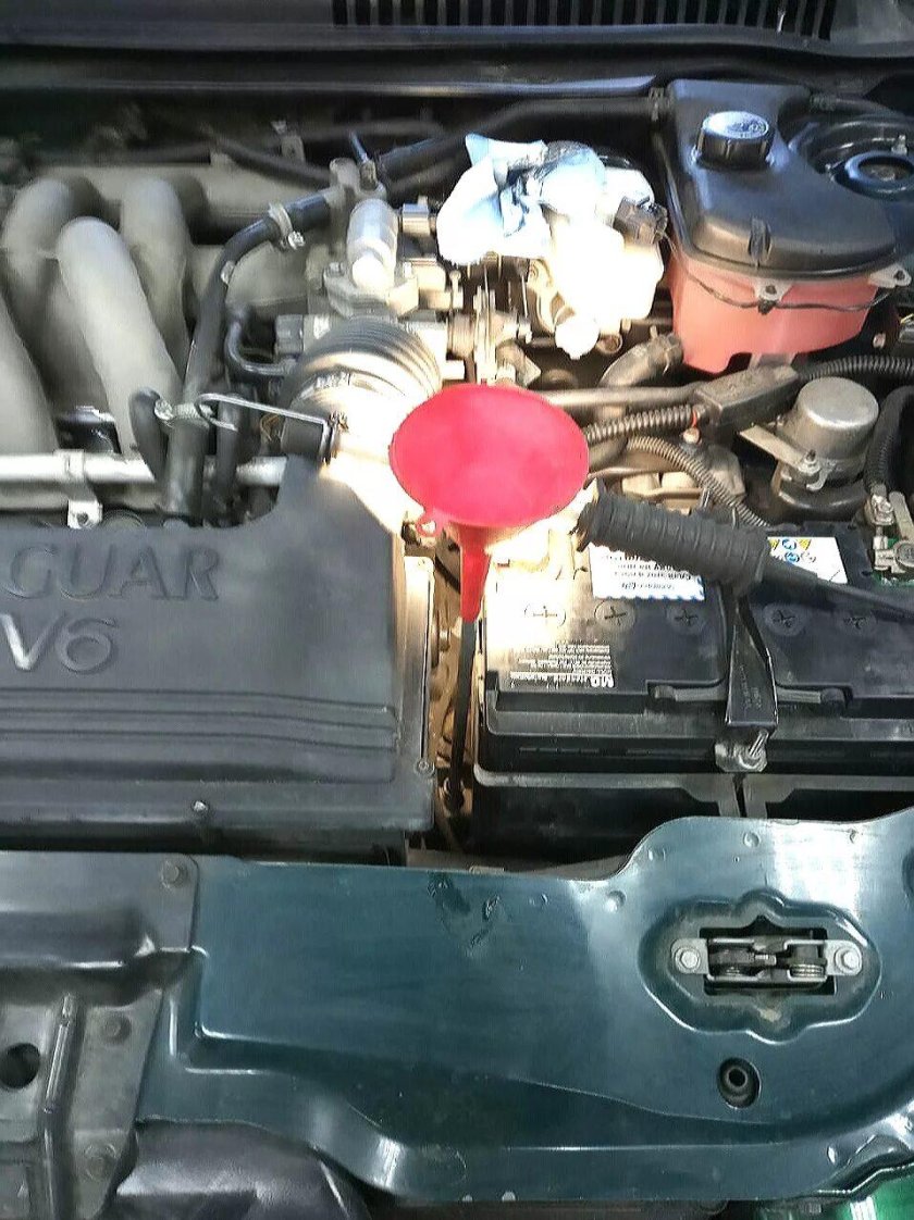 Масло в АКПП Ягуар x-Type 2.5