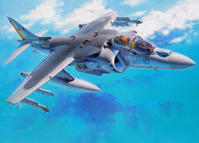 Штурмовик av-8b «Харриер» II