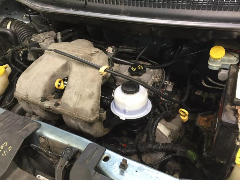 Dodge Caravan 2.4 тормозная жидкость