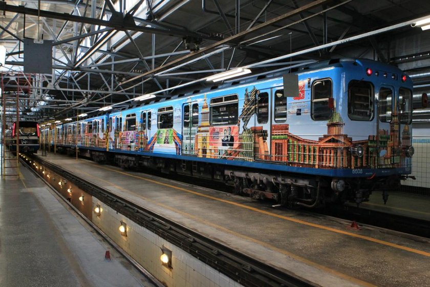 Вагоны метро Петербургский метрополитен