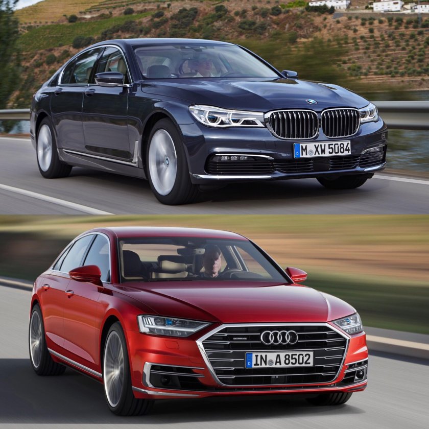 BMW 7 vs Audi a8