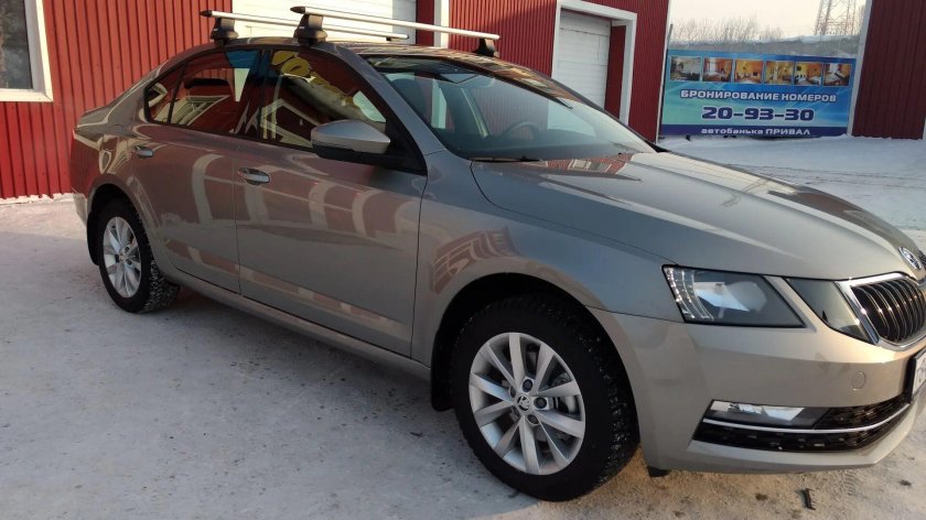 Skoda Octavia a7 бежевая