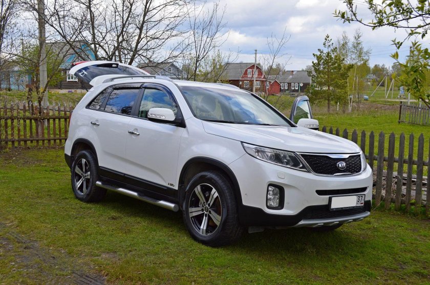 Киа Соренто 2013 белый