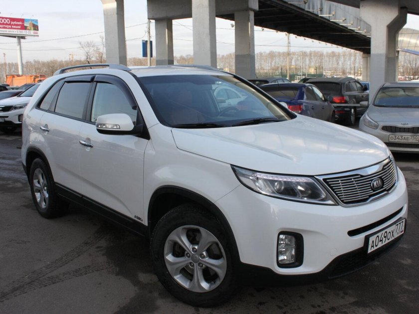 Киа Соренто белая