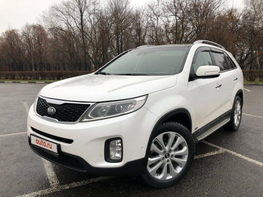 Киа Соренто 2014 белая