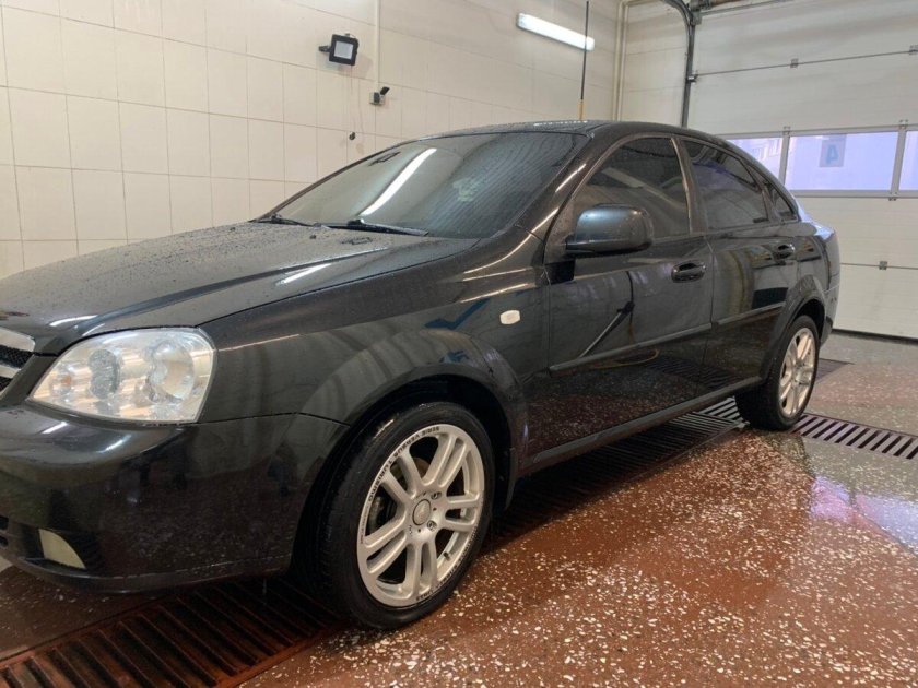 Chevrolet lacetti 2007 черный седан