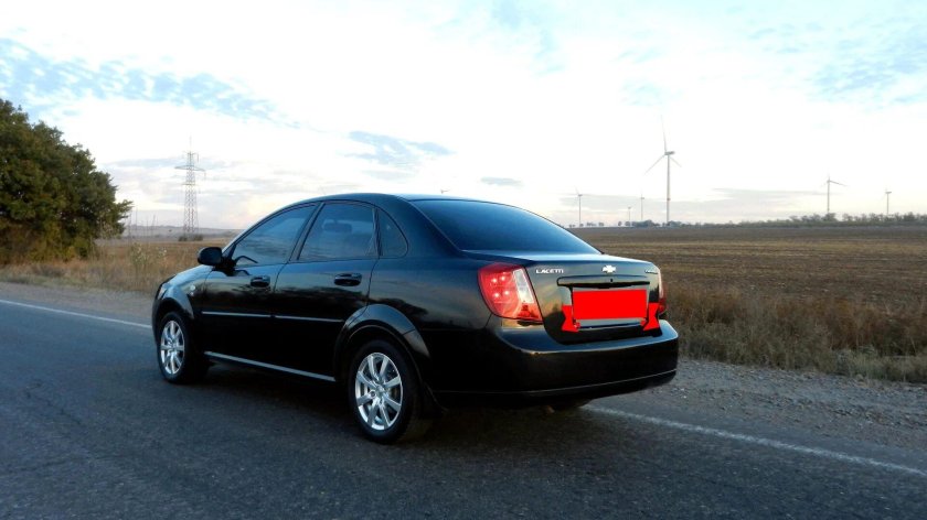 Шевроле Лачетти седан черный