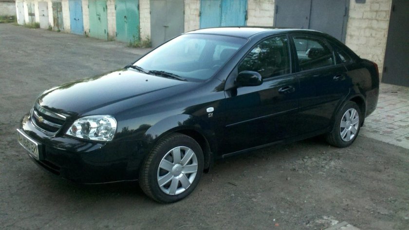 Chevrolet Lacetti 2007 черный седан