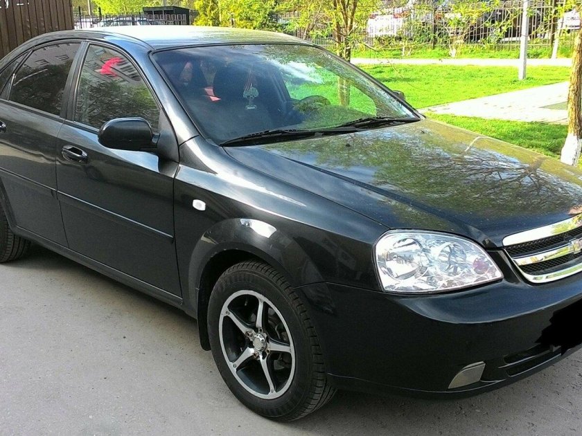 Шевроле Лачетти седан 2008 черный