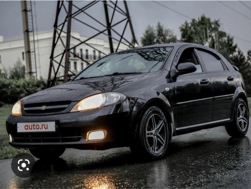 Шевроле Лачетти хэтчбек черный