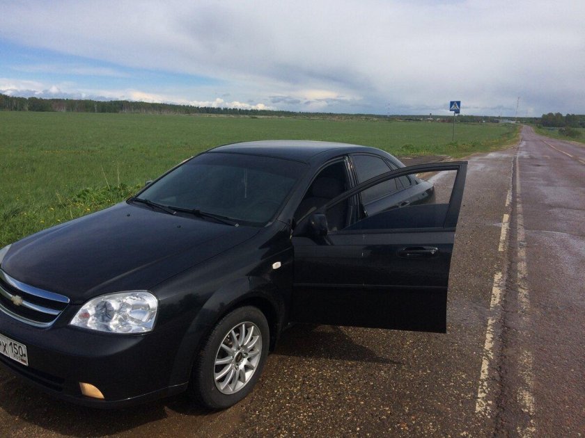 Шевроле Лачетти седан 2008 черный