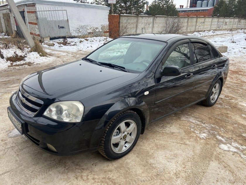 Chevrolet lacetti 2008 седан черный