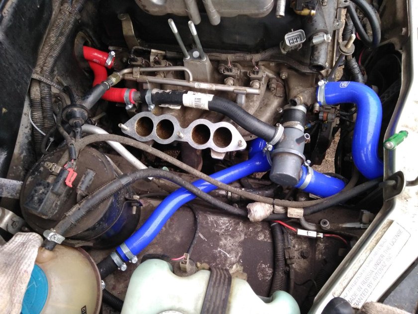 Патрубки системы охлаждения Нива Шевроле