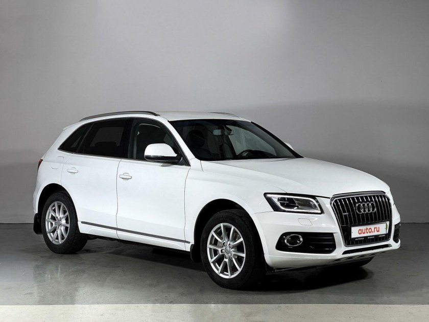 Белый Audi q5 i (8r) Рестайлинг 2.0 at (225 л.с.) 4wd с пробегом
