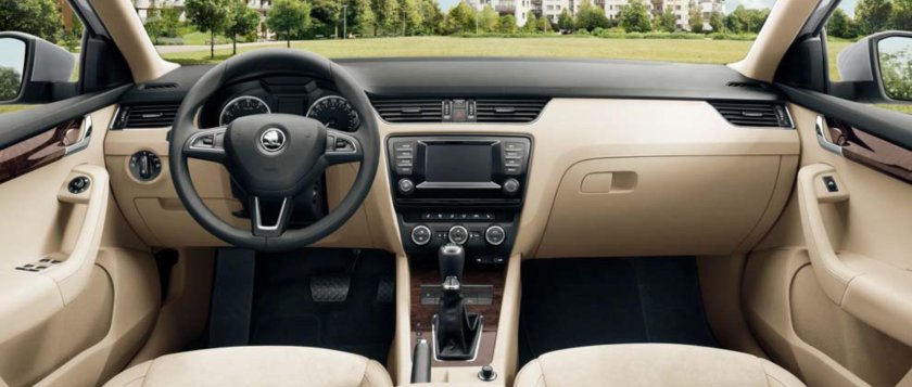 Октавия а7 салон