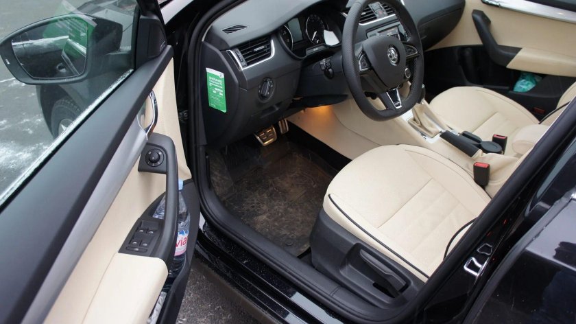 Octavia a7 салон