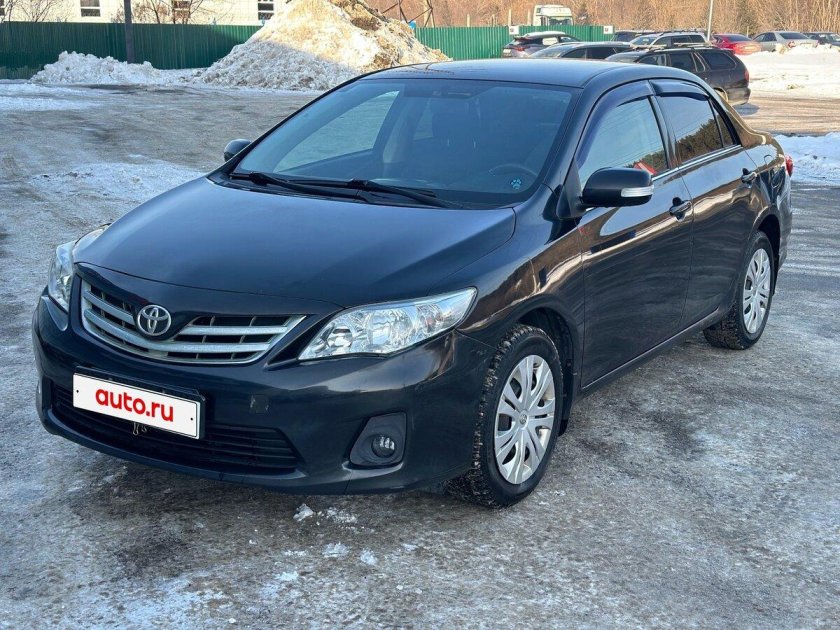 Тойота королла 2010 черная
