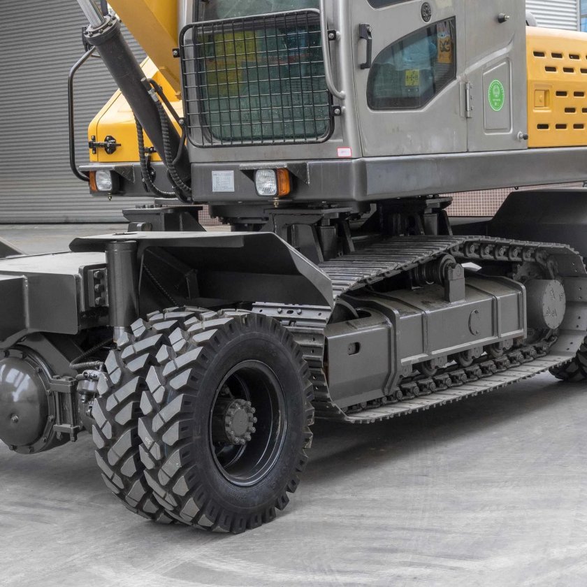 Экскаватор на колесах