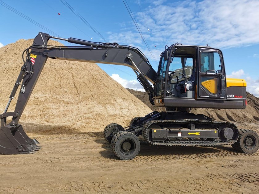 Экскаватор колесный