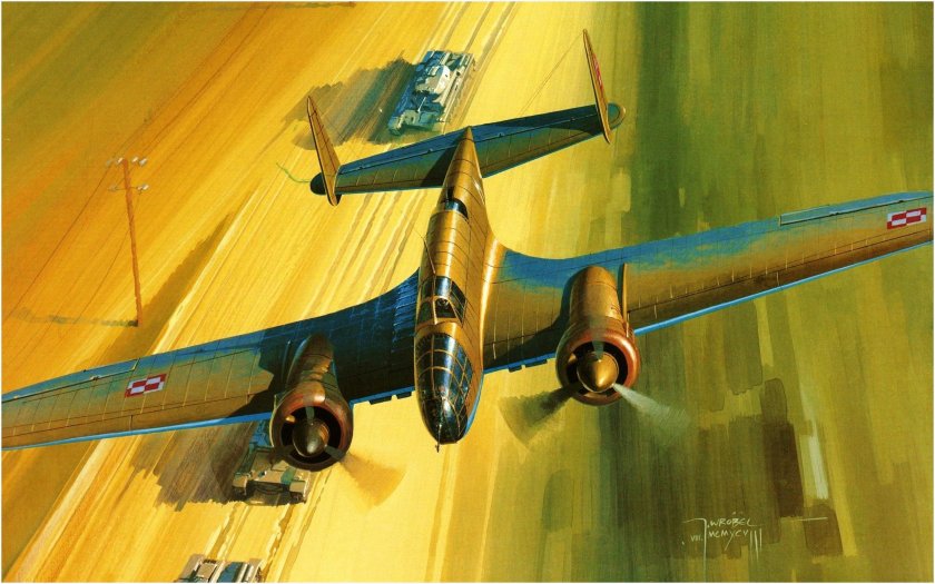 Бомбардировщик PZL P-37 los