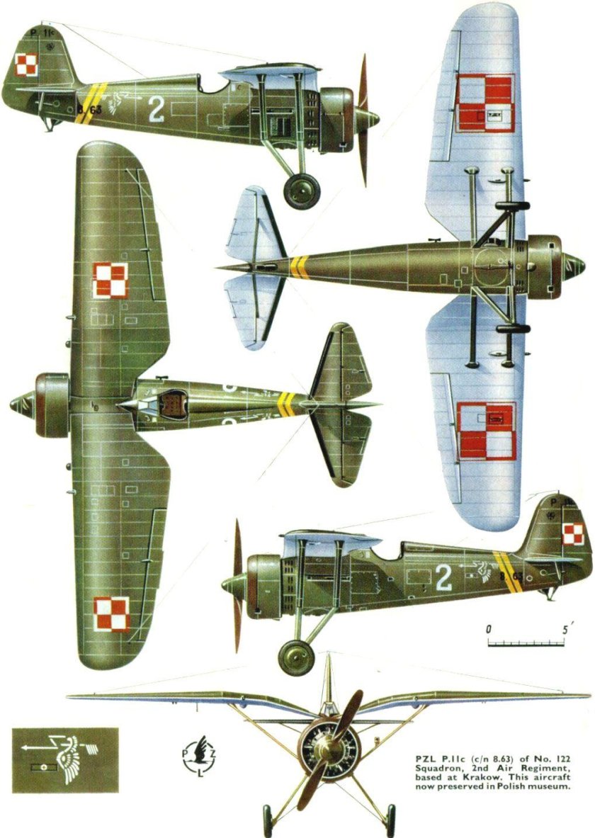 Самолёт PZL P-11c