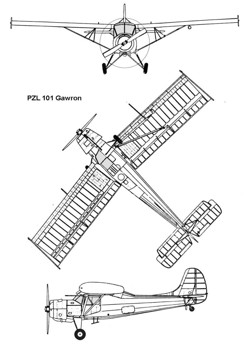 PZL 101 Gawron
