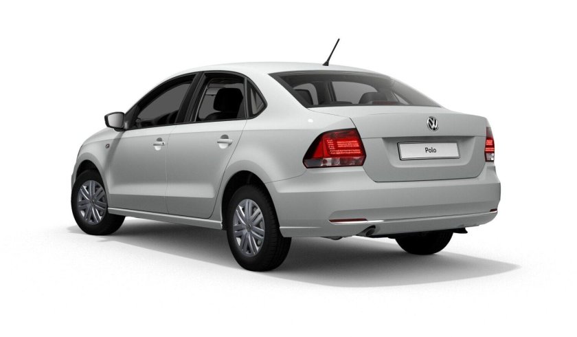 Volkswagen Polo вид сзади