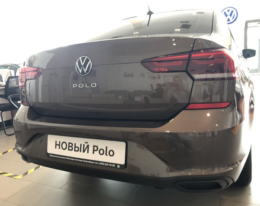 Поло седан 2022 сзади