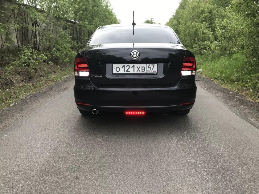 Поло седан 2014 сзади