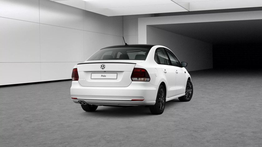 VW Polo sedan сзади