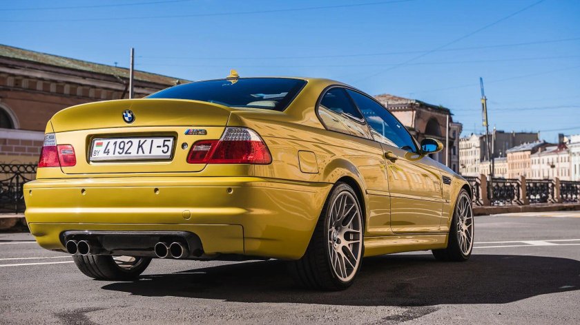 BMW m3 e46 Yellow