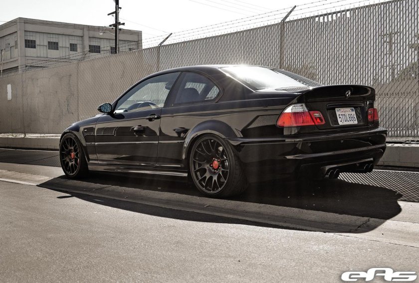 BMW e46 черная
