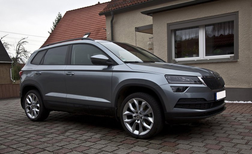 Škoda Karoq серый