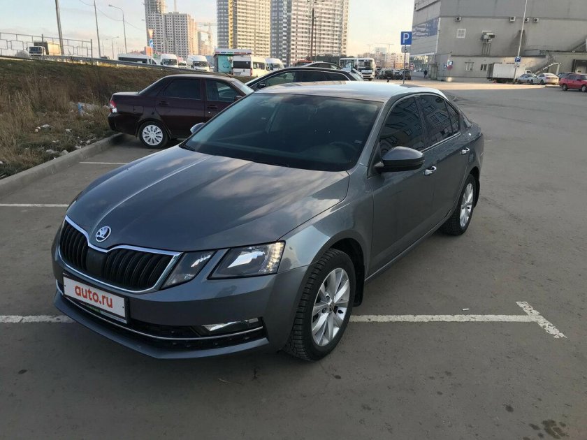 Skoda Octavia a7 серая