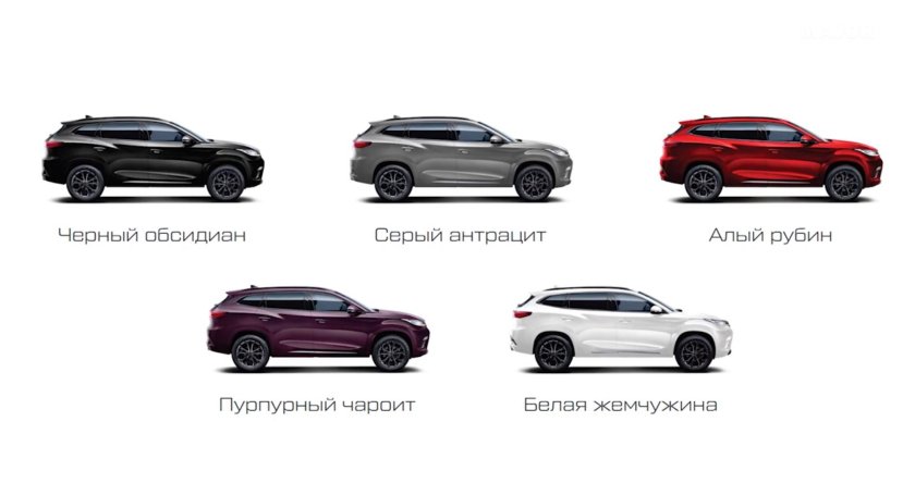 Chery exceed TXL габариты