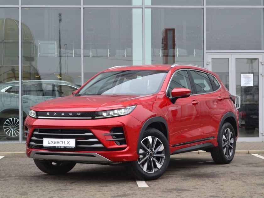 Exeed LX 2023 красный